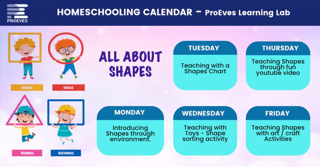 shapes calendar