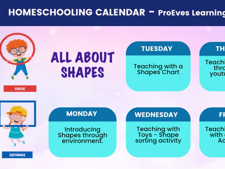 shapes calendar