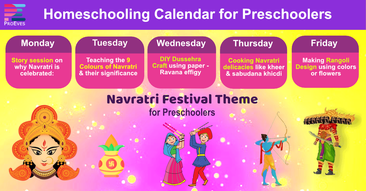 navratri activities for preschoolers